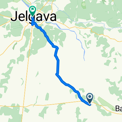 Dzirnieki-Pilsrundāle, Rundāles pag. to Lielā iela, Jelgava