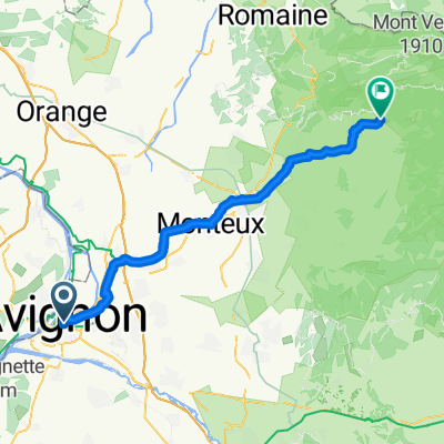 Day 19 - Avignon to the Geant de Provence