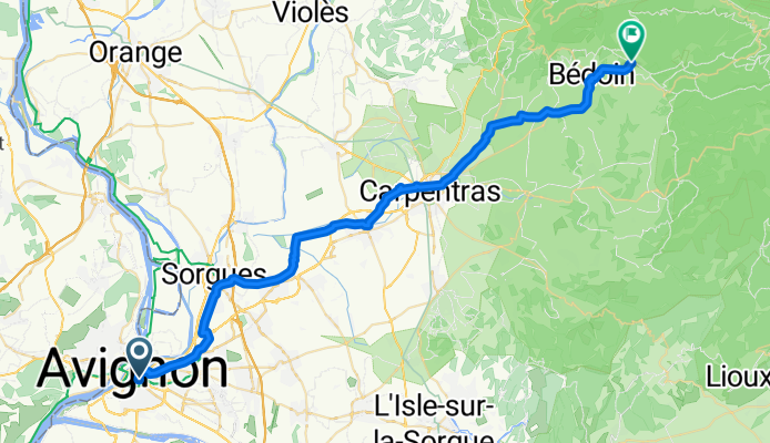 Day 19 - Avignon to the Geant de Provence