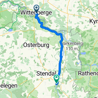 Route von Wittenberge