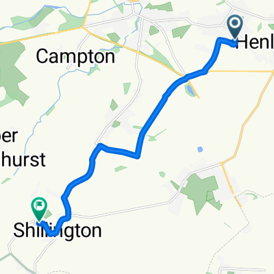 Broad Street, Shefford to Greenfields, Hitchin