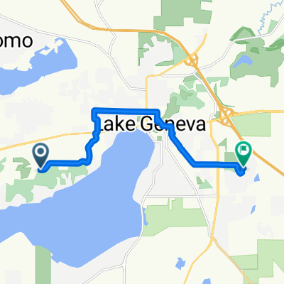 Snake Rd, Lake Geneva to Maestro Cir, Lake Geneva