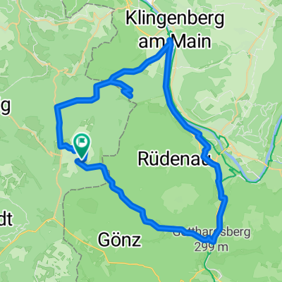 Vielbrunn -  Breitendiel - Kleinheubach - Trennfurt - Hainhaus