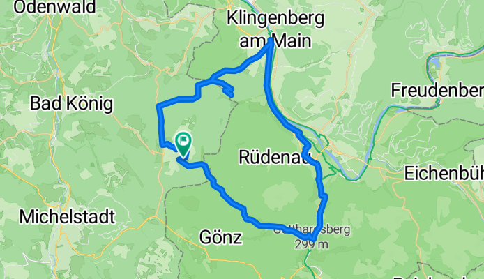 Vielbrunn -  Breitendiel - Kleinheubach - Trennfurt - Hainhaus