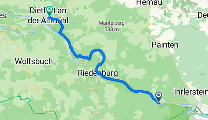 Von Altessing bis Dietfurt an der Altmühl