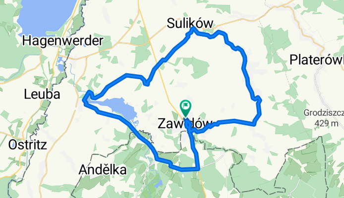 Adama Mickiewicza, Zawidów do Adama Mickiewicza, Zawidów