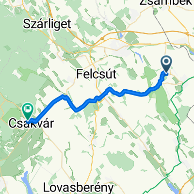 Etyek - Szabadság utca, Csákvár