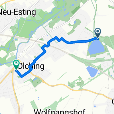Olching, Olching to Estinger Straße, Olching