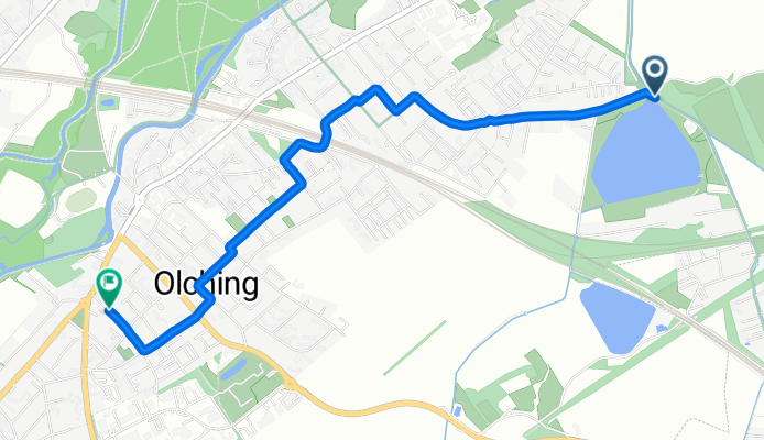 Olching, Olching to Estinger Straße, Olching