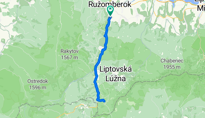 Ružomberok, Ružomberok až Šoltésovej, Ružomberok