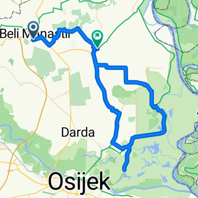 From Beli Manastir to Kneževi Vinogradi