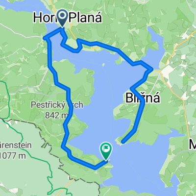 Silnice 1636, Horní Planá do Silnice 1638, Frymburk