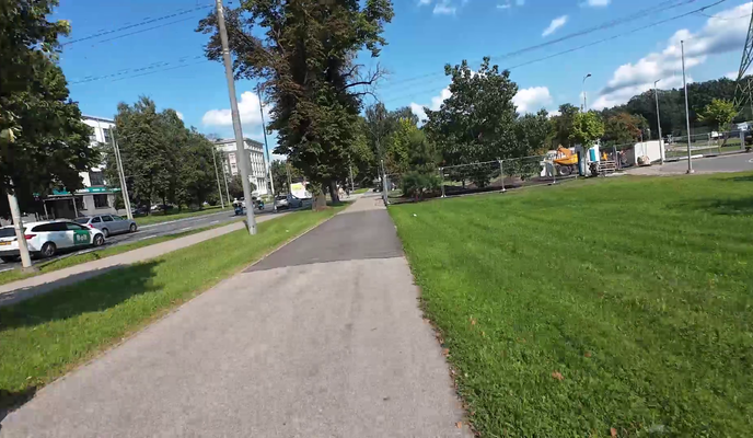 Photo 2 of the Bikemap route "Alfa - Alberta dīķis"
