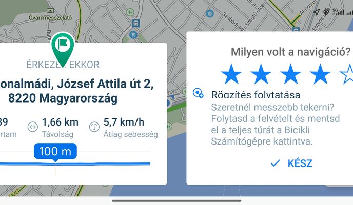 Foto 1 der Bikemap-Route "Véghely Dezső utca - József Attila út" Foto 1 der Bikemap-Route "Véghely Dezső utca - József Attila út"