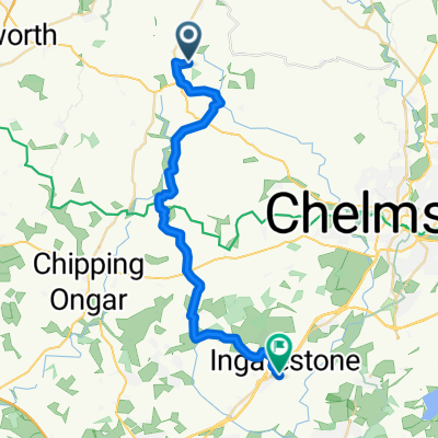 Keers Green, Dunmow to Station Lane, Ingatestone