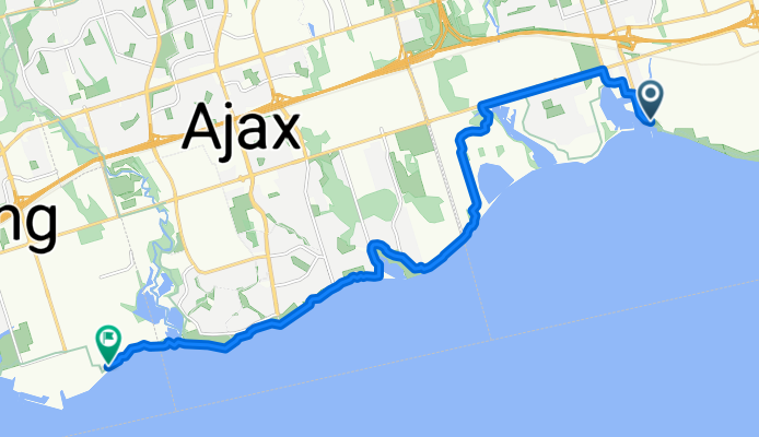Waterfront Tr, Whitby to Montgomery Park Rd, Pickering