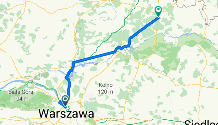 Wybrzeże Gdyńskie, Warszawa do Warszawska, Ostrów Mazowiecka