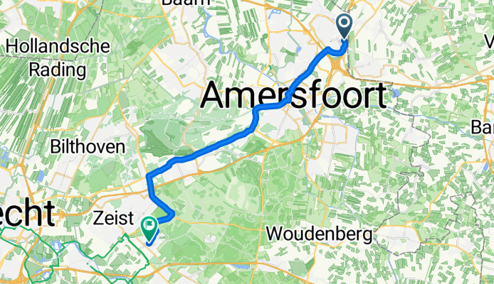 Gagelgat, Hooglanderveen naar Hoog Kanje, Zeist