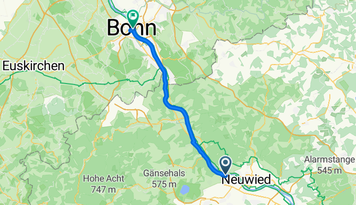 De Konrad-Adenauer-Allee a Erzbergerufer