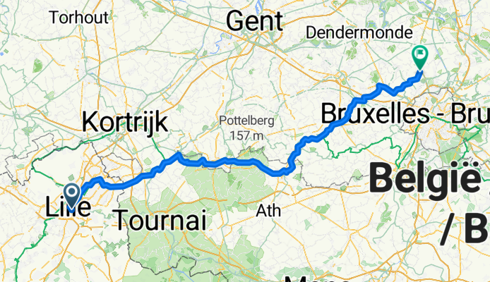 Boulevard de Turin, Lille to Stationsstraat, Meise