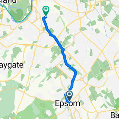 East Street, Epsom to Surbiton Hill Park, Surbiton