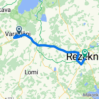 Pils iela, Varakļāni nach Galdnieku iela, Rēzekne