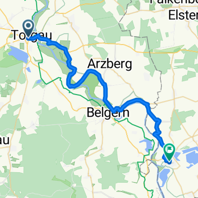 Von Torgau bis Mühlberg/Elbe