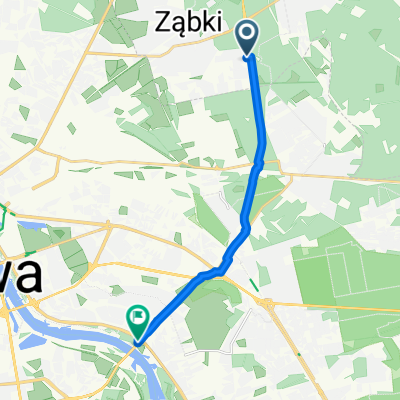 Szwoleżerów, Ząbki do most Siekierkowski, Warszawa