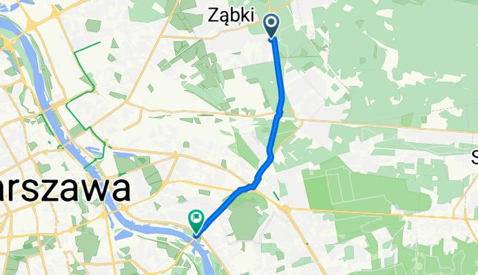Szwoleżerów, Ząbki do most Siekierkowski, Warszawa