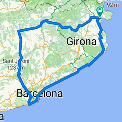 Route in Castelló d'Empúries