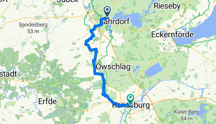 Ochsenweg-Etappe: Rendsburg nach Schleswig