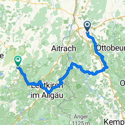 Maximilianstraße nach Bad Wurzach Truschwende