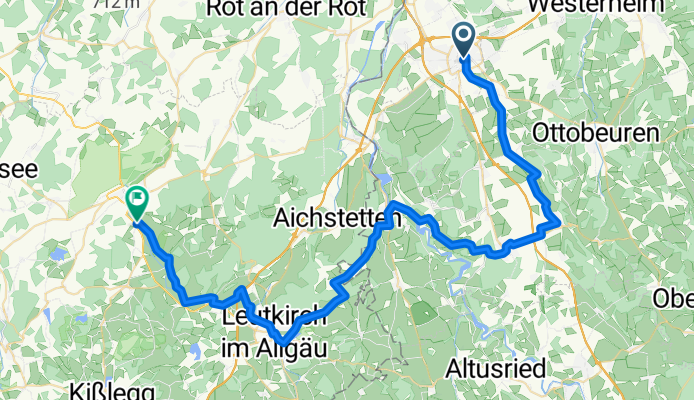 Maximilianstraße nach Bad Wurzach Truschwende