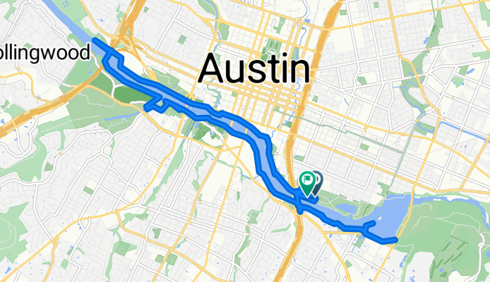 Chicon St, Austin to Chicon St, Austin