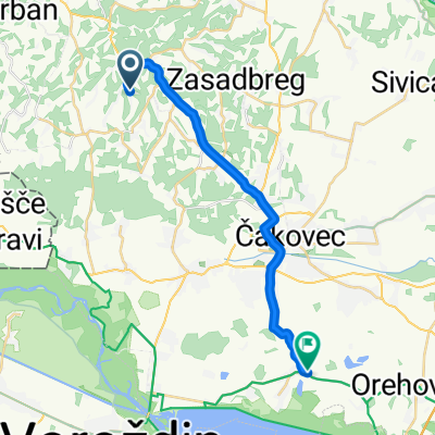 Dragoslavec to Ulica doktor Vladimira Bakarića 49A