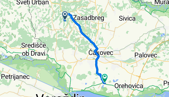 Dragoslavec to Ulica doktor Vladimira Bakarića 49A