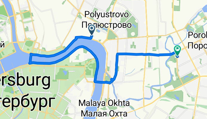 Феодосийская улица, Санкт-Петербург до улица Передовиков, Санкт-Петербург