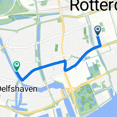 Van Oldenbarneveltstraat, Rotterdam naar Samuel Mullerplein, Rotterdam