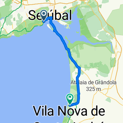 Ecoparque Outão) to Camping Melides