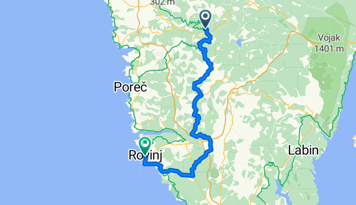 From Oprtalj to Rovinj