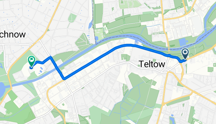 Lichterfelder Allee, Teltow nach Kleinmachnow