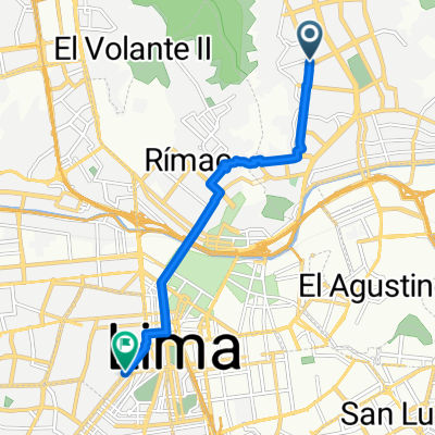 De Jirón las Verdolagas a Avenida Brasil