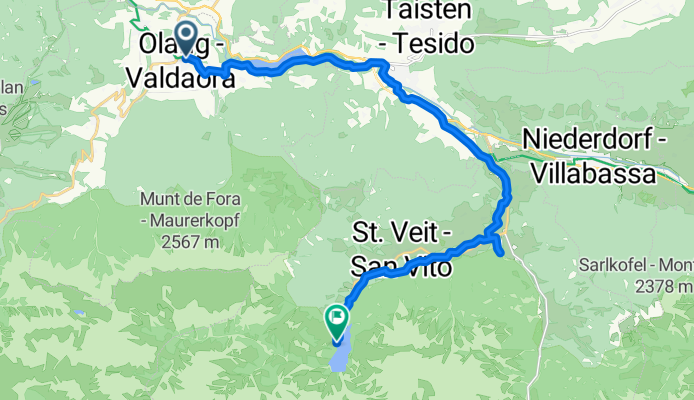 Via Hans Von Perthaler 8a nach St.Veit