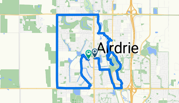 Channelside Dr SW, Airdrie to Channelside Dr SW, Airdrie