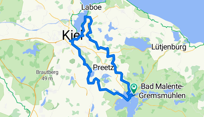 Route in Plön