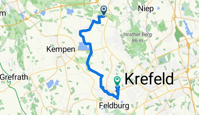 Hinterorbroich nach Weberstraße