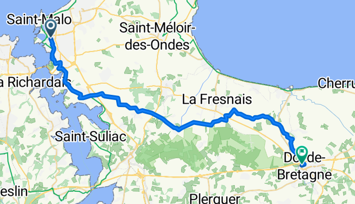 From Saint-Malo to Dol-de-Bretagne