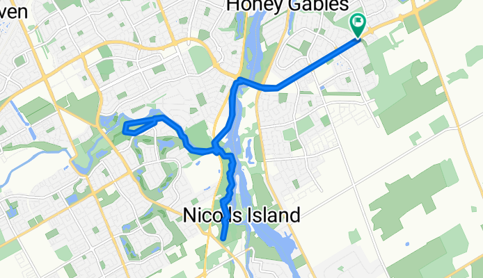 Larimar Cir, Ottawa to Larimar Cir, Ottawa