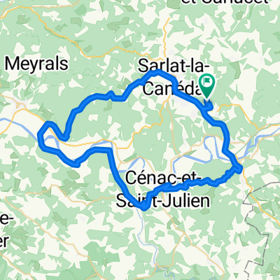 Sarladais et châteaux de la Dordogne à vélo