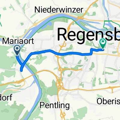 Mariaorter Straße nach Bahnhofstraße